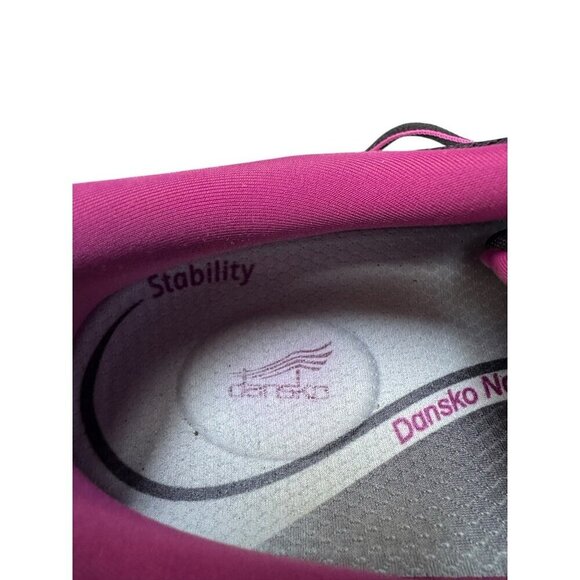 Dansko Women's Pace Pink Mesh Black Gray Walking Lace Up Sneakers EU 41 10.5/11 - Picture 7 of 12